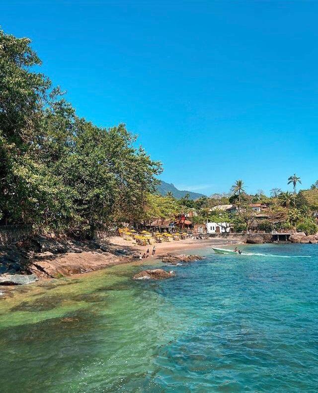 Вилла Yellow House Beira Mar Portinho Ильябела Экстерьер фото